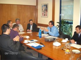 8-11-2012 Θεσσαλονίκη Επίσκεψη Βουλγάρων επιχειρηματιών στα γραφεία του ΚΕΠΑ στη Θεσσαλονίκη