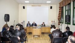 6-2-2013 Μηχανιώνα Θεσσαλονίκης - Ενημέρωση για το πρόγραμμα ενίσχυσης ΜΜΕ στην εκδήλωση του Συνδέσμου Επαγγελματιών και Βιοτεχνών Μηχανιώνας