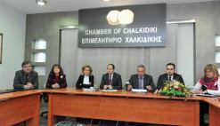 18-2-2013: Πολύγυρος Χαλκιδικής - Συνέντευξη τύπου για το πρόγραμμα ενίσχυσης ΜΜΕ