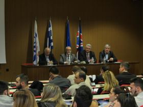 21-1-2014 Thessaloniki ICBS college Mr Spiros Skotidas's, managing director of KEPA ANEM, speech about the funding opportunities provided by the EU to local administration organisations. 21-1-2014 Thessaloniki ICBS college Mr Spiros Skotidas's, managing director of KEPA ANEM, speech about the funding opportunities provided by the EU to local administration organisations.