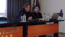 12-3-2012 Εκδήλωση στη Βέροια για το πρόγραμμα "Εκσυγχρονισμός Χερσαίων Οδικών Εμπορευματικών Μεταφορών" του ΕΠΑΝ ΙΙ 