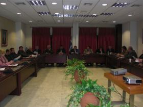 14-3-2012 Κατερίνη Εκδήλωση στην Κατερίνη για το πρόγραμμα ¨Εκσυγχρονισμός Χερσαίων Οδικών Εμπορευματικών Μεταφορών" του ΕΠΑΝ ΙΙ 