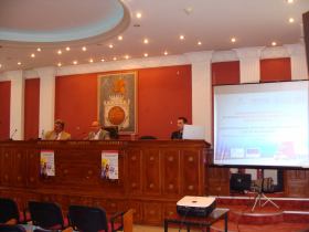 9-5-2012 Εκδήλωση στο Επαγγελματικό Επιμελητήριο Θεσσαλονίκης για το πρόγραμμα "Εκσυγχρονισμός Χερσαίων Οδικών Εμπορευματικών Μεταφορών" 