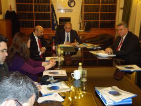28-1-2013 Σέρρες Συνέντευξη τύπου για το πρόγραμμα ενίσχυσης ΜΜΕ 