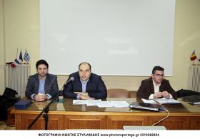 6-2-2013 Μηχανιώνα Θεσσαλονίκης - Ενημέρωση για το πρόγραμμα ενίσχυσης ΜΜΕ στην εκδήλωση του Συνδέσμου Επαγγελματιών και Βιοτεχνών Μηχανιώνας