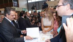 7-9-2013: Θεσσαλονίκη 78η ΔΕΘ- Επίσκεψη Πρωθυπουργού κ. Αντώνη Σαμαρά στο περίπτερο του ΥΠΑΑΝ (ΕΣΠΑ-ΕΥΔ/ΕΠΑΕ-ΕΤΕΑΝ Α.Ε. - συμμετοχή του ΚΕΠΑ-ΑΝΕΜ)