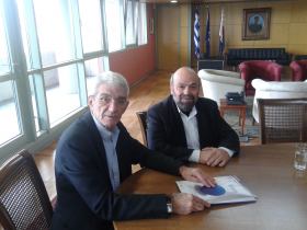 Συνάντηση του Προέδρου του ΚΕΠΑ και της ΚΕΠΑ-ΑΝΕΜ, καθώς και Προέδρου του ΕΦΕΠΑΕ κ. Θωμά-Φωκίων Αλγιανάκογλου με το Δήμαρχο Θεσσαλονίκης κ. Γιάννη Μπουτάρη.