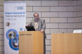 Ανακοίνωση του ΣΕΒΕ για τις εργασίες του ''EXPORT SUMMIT IΙI''  με θέμα τους Μηχανισμούς Χρηματοδότησης των Εξαγωγικών επιχειρήσεων (Financing Exporting Firms), που πραγματοποιήθηκε στην Αθήνα στις 3/12/2014. 