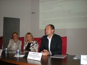 Oμιλία του Αν. Υπεύθυνου Έργου της ΚΕΠΑ-ΑΝΕΜ κ. Αθανάσιου Κακούδη, στην εκδήλωση της Αναπτυξιακής Σύμπραξης «Επιχειρείν και Απασχόληση στη Μεταποίηση» στη Θεσσαλονίκη, στο πλαίσιο του ΤοπΣΑ.