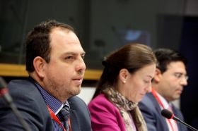 14-10-2015 -Bρυξέλλες Ομιλία κ. Ν. Στάμκου στο workshop ''Implementation ICT Innovation Voucher..'' στα Οpen Days