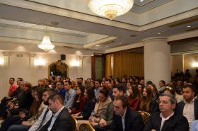 2-4-2017 Θεσσαλονίκη, Ομιλία Υπ.Δημοσιότητας & Πληροφόρησης κ. Ιωάννη Τσιτσόπουλου στην ΕΟΝΕ
